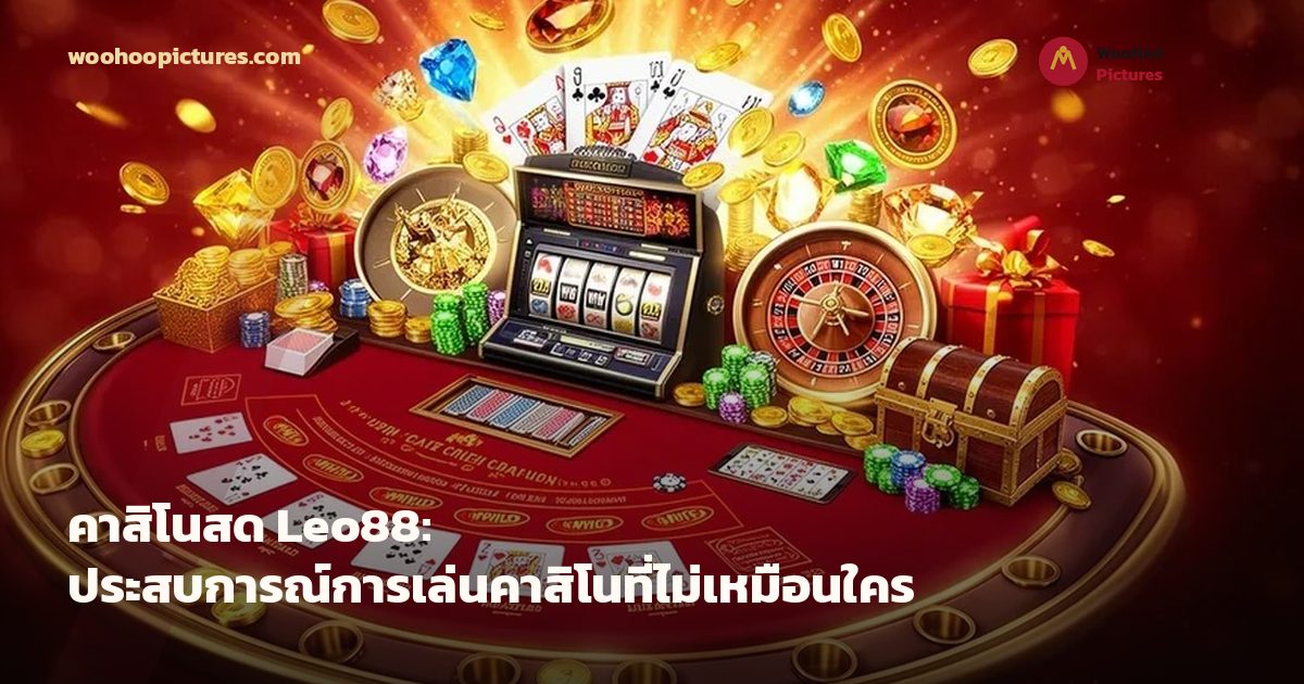 คาสิโนสด Leo88: ประสบการณ์การเล่นคาสิโนที่ไม่เหมือนใคร ภาพปก