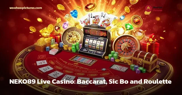 NEKO89 Live Casino: Baccarat, Sic Bo and Roulette cover image