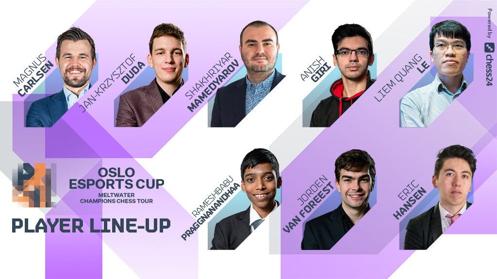 Champions Chess Tour Goes Fully Live for First Major with Oslo Esports Cup