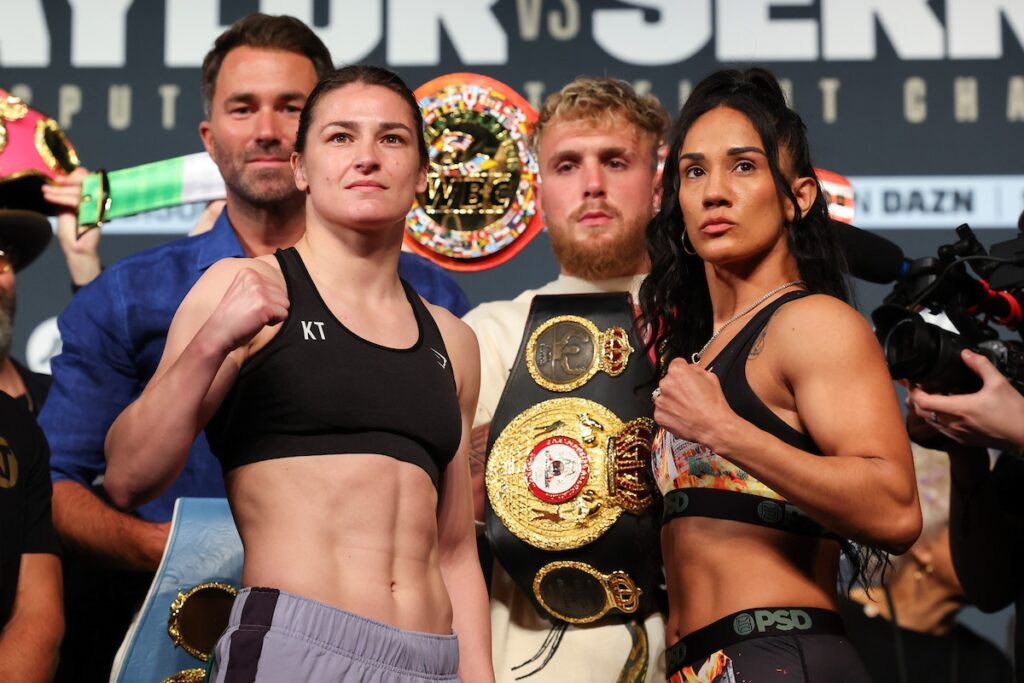 Katie Taylor Battles Amanda Serrano in History Women’s Boxing Match