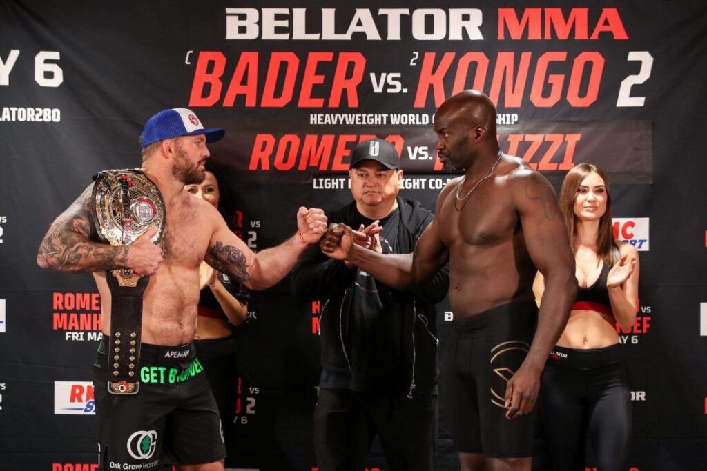 Bellator 280: Kongo Aims for Heavyweight Championship in Rematch vs. Ryan Bader