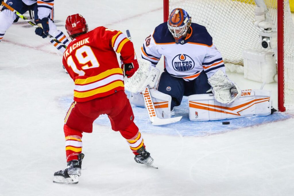 Oilers, Flames Back on the Ice After 15-Goal Outburst in Game 1