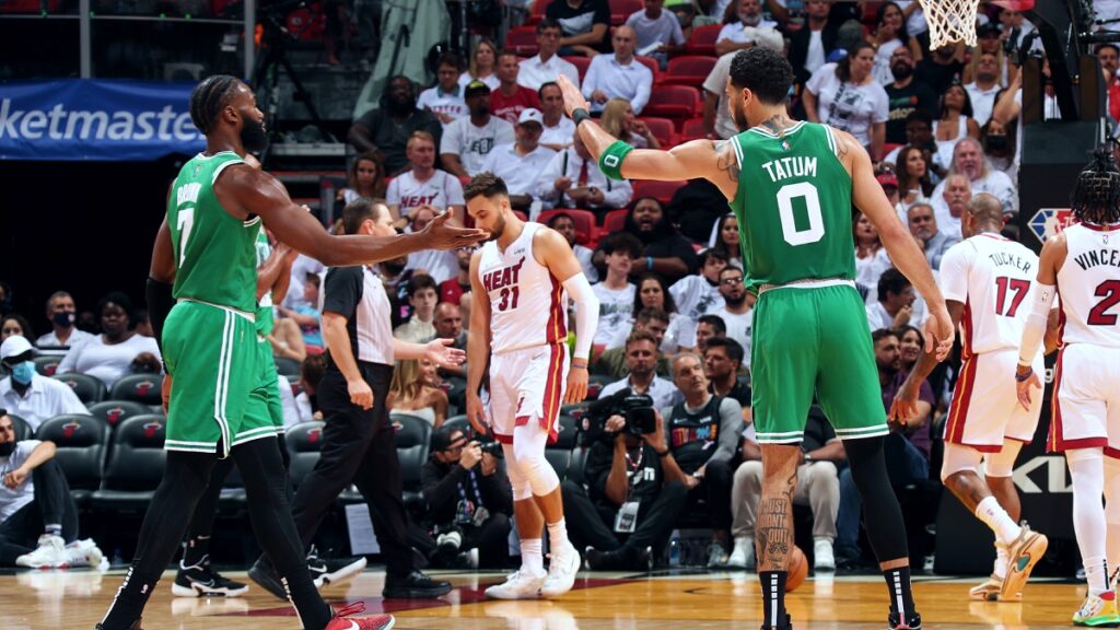 Sharpshooting Boston Celtics Crush Miami Heat in Game 2, Tie Series 1-1