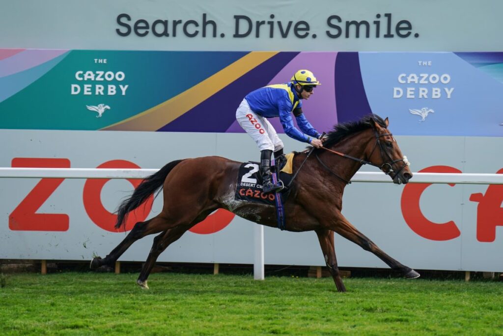 Favorite Desert Crown Shines Brightest, Wins 243rd Epsom Derby
