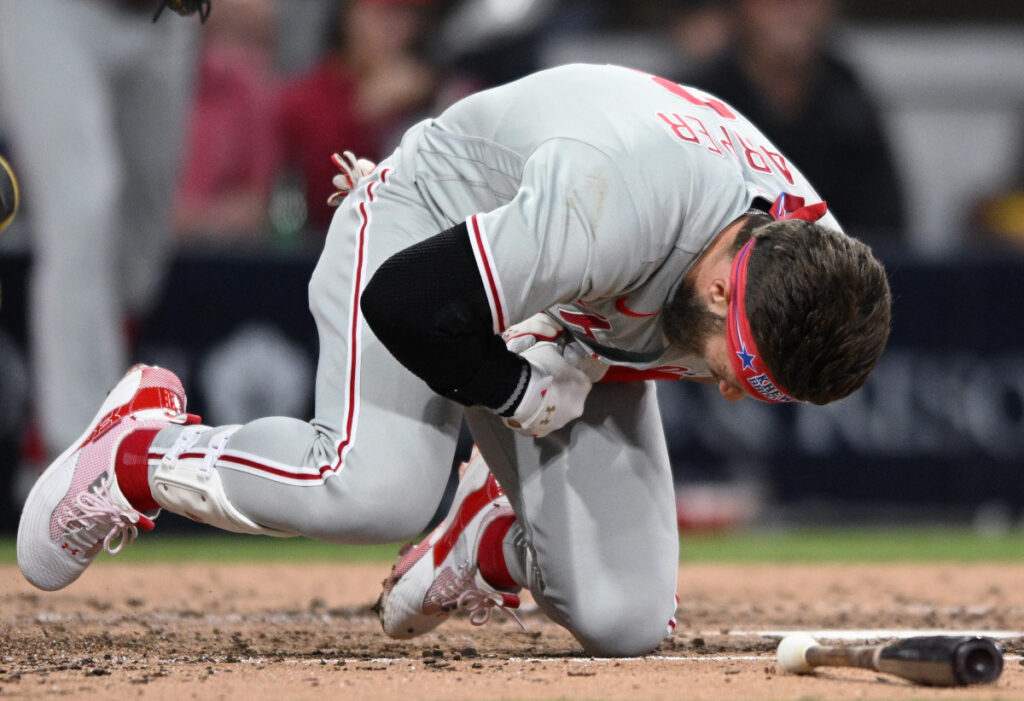 MLB Injury Report: Bryce Harper Fractures Thumb, Foot Trouble for Acuna