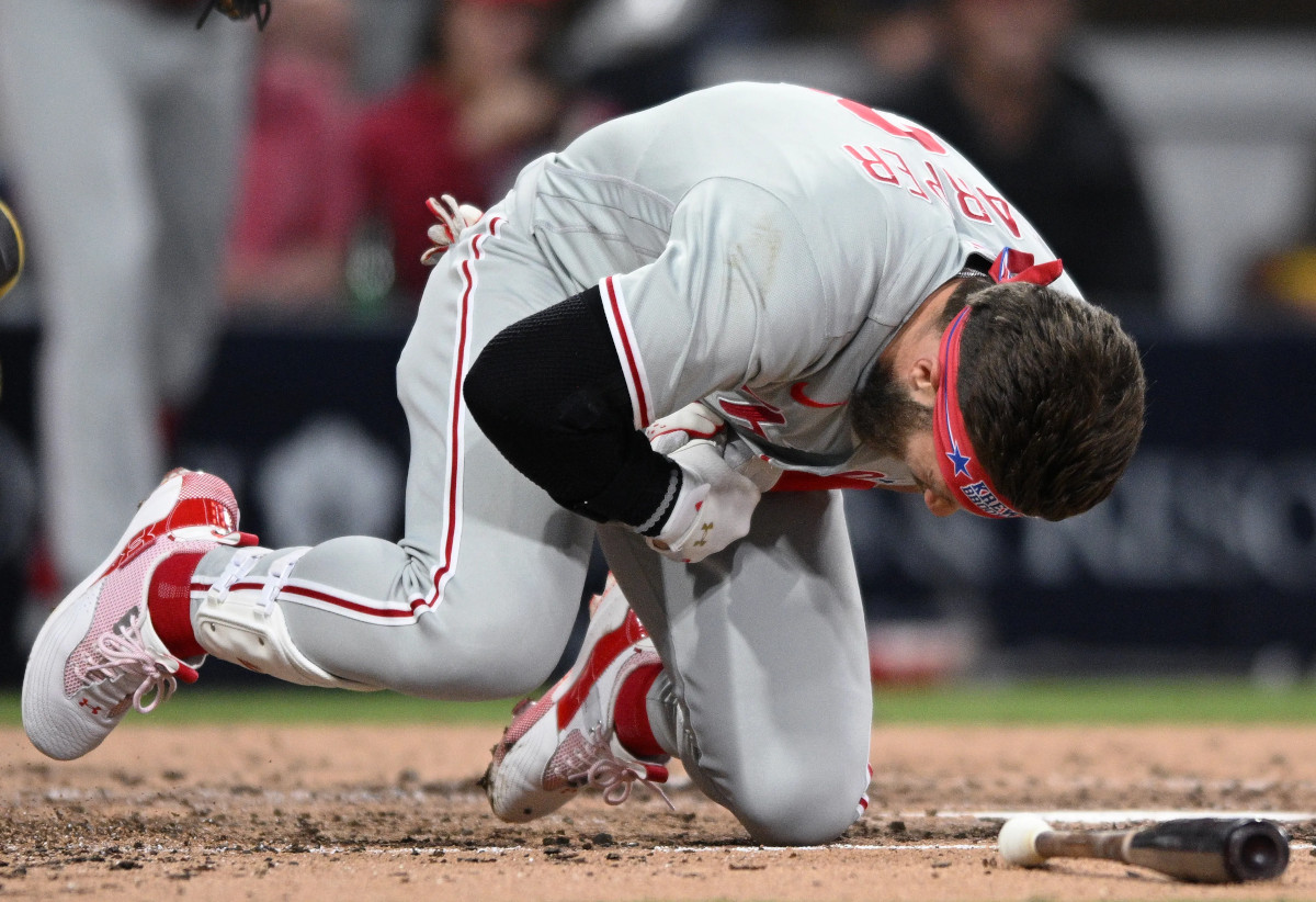 MLB Injury Report Bryce Harper Fractures Thumb, Foot Trouble for Acuna
