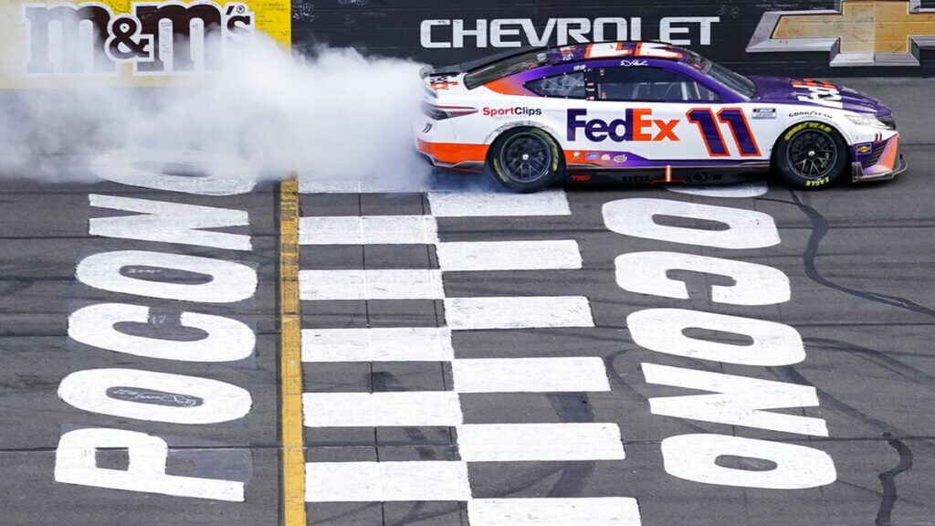 Denny Hamlin Gets DQ’d at Pocono Raceway, Wins the Internet