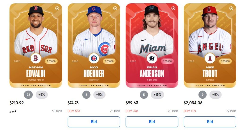 Sorare Launches MLB Fantasy NFT Game Over All-Star Break, Begins Card Auctions