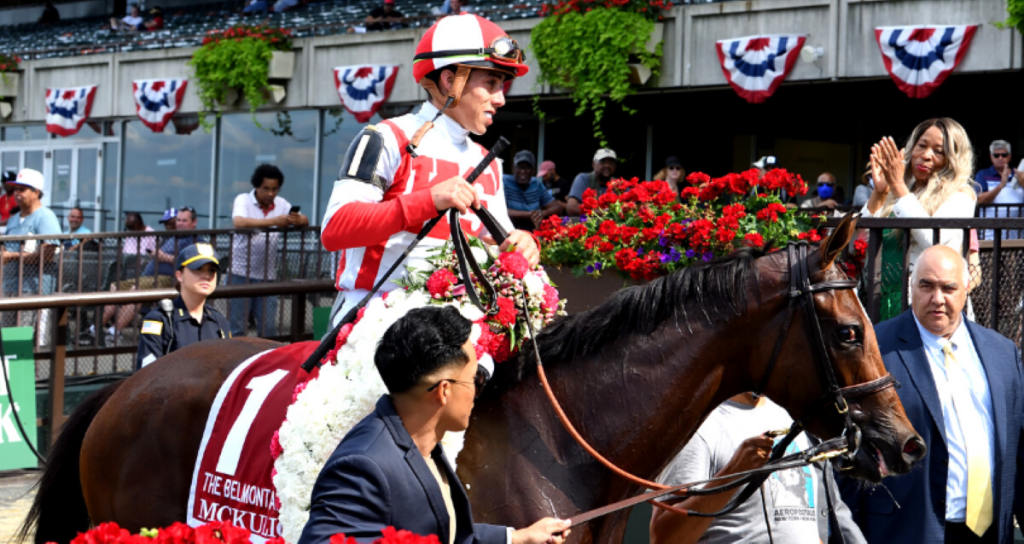 Star Filly McKulick Puts Everything Together, Wins Belmont Oaks