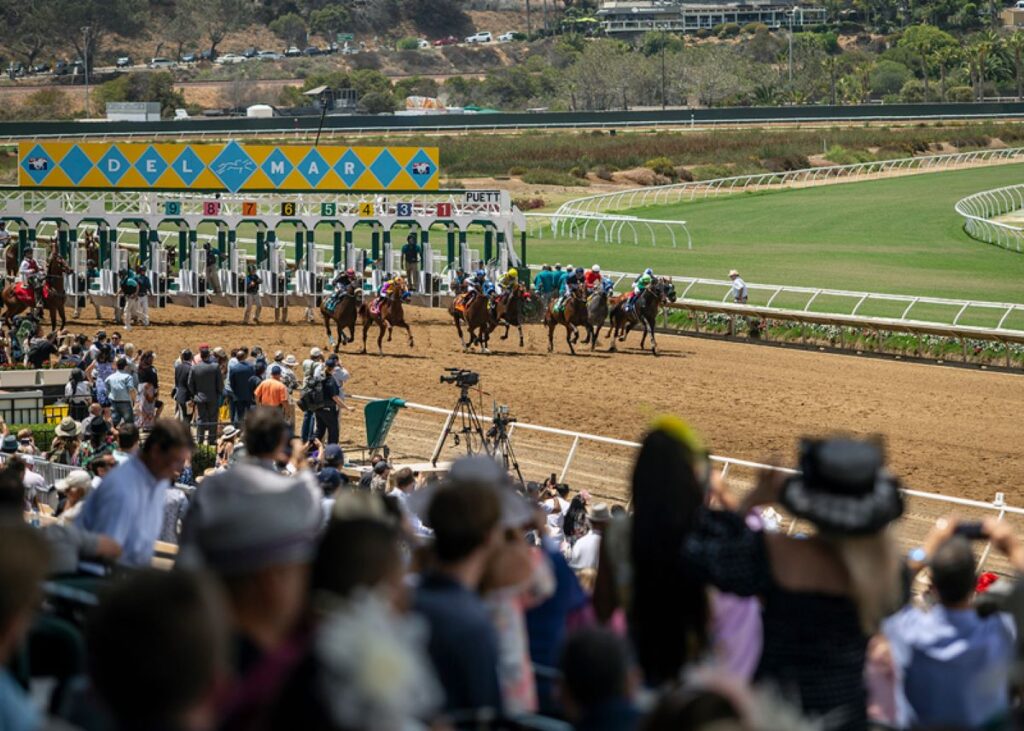 With Large Field Sizes, Del Mar Sets Opening Weekend Handle Records