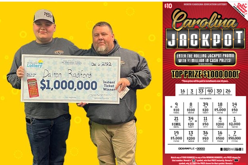 North Carolina Teenager Wins $1M Lottery Prize, Plans to Buy New Pickup Truck