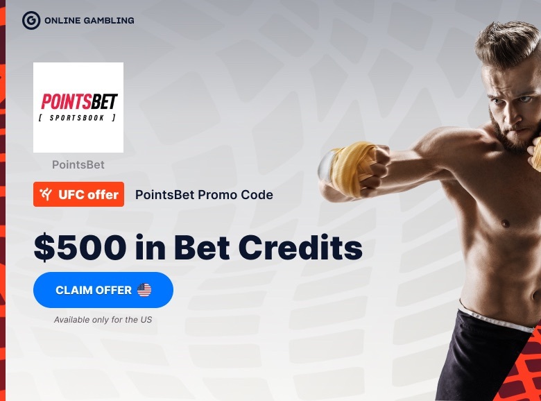 PointsBet Promo Code for UFC 284: Secure $500 in Bet Credits