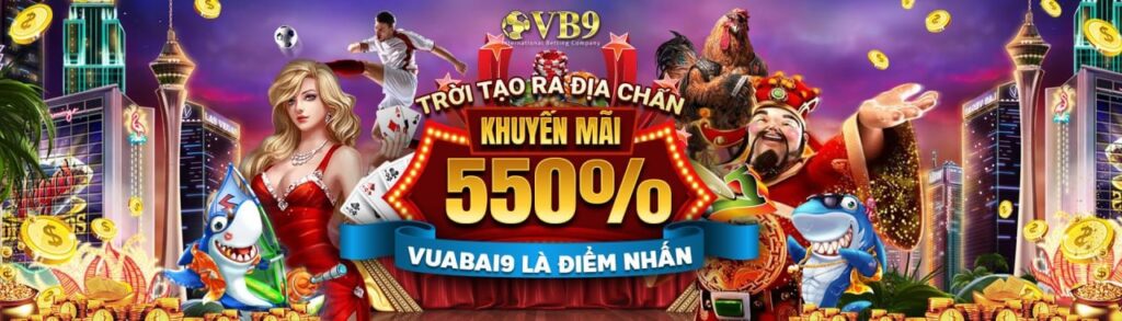 VB9 – Trải nghiệm game bài và Live Casino tuyệt vời